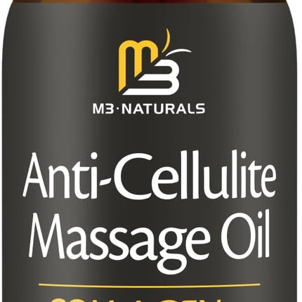 M3 Naturals - Aceite de masaje anticelulitis infundido con colágeno y células madre.