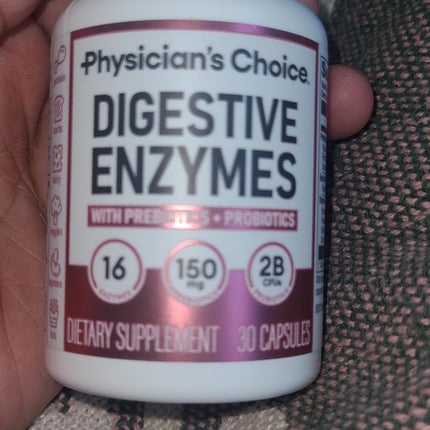 Enzimas digestivas - Enzimas múltiples, bromelina, prebióticos orgánicos y probióticos para la salud digestiva y la salud intestinal