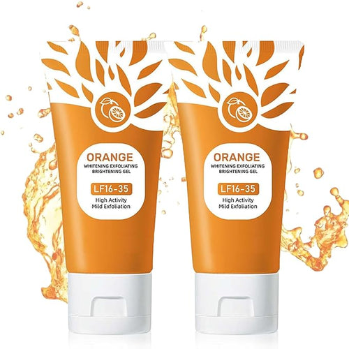 Gel Exfoliante de Enzimas de Naranja para Rostro y Cuerpo