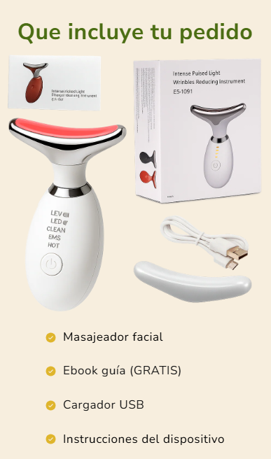 Tonificador Masajeador Facial 3en1